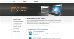 Desktop Screenshot of goldflymedia.com